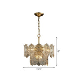 Lustre Retro En Cristal
