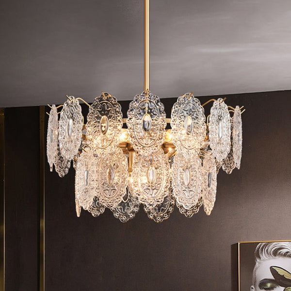 Lustre Retro En Cristal