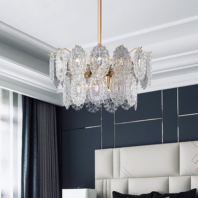 Lustre Retro En Cristal