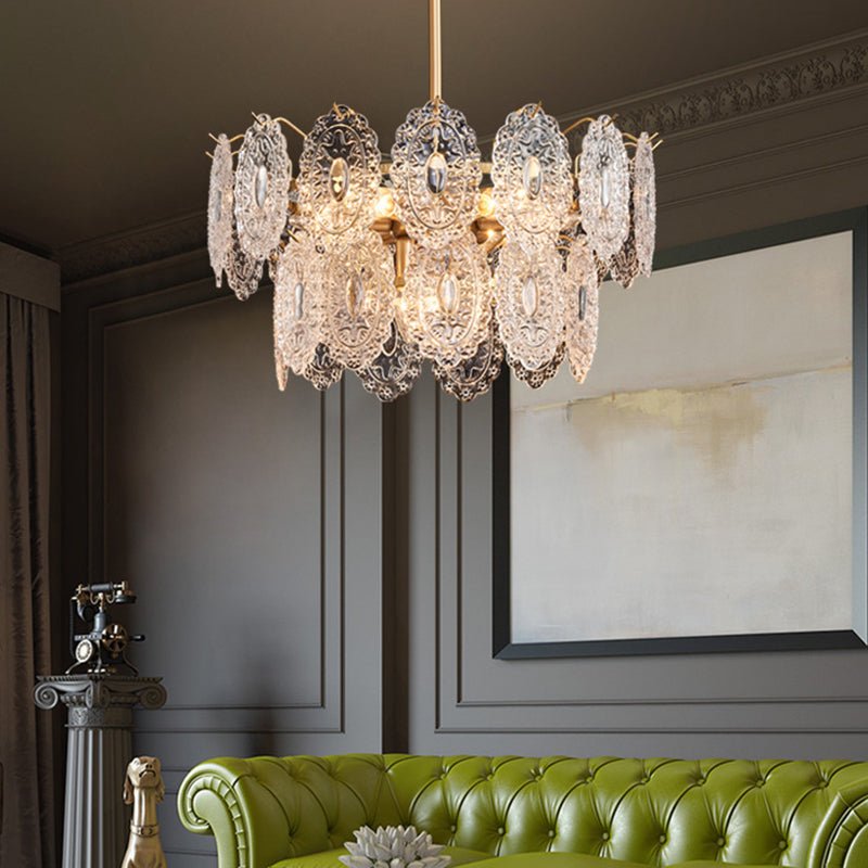 Lustre Retro En Cristal