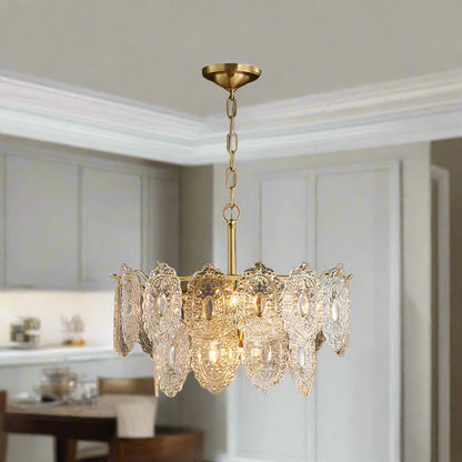 Lustre Retro En Cristal