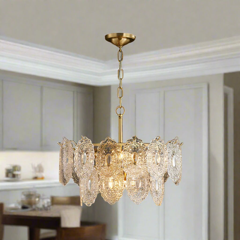 Lustre Retro En Cristal