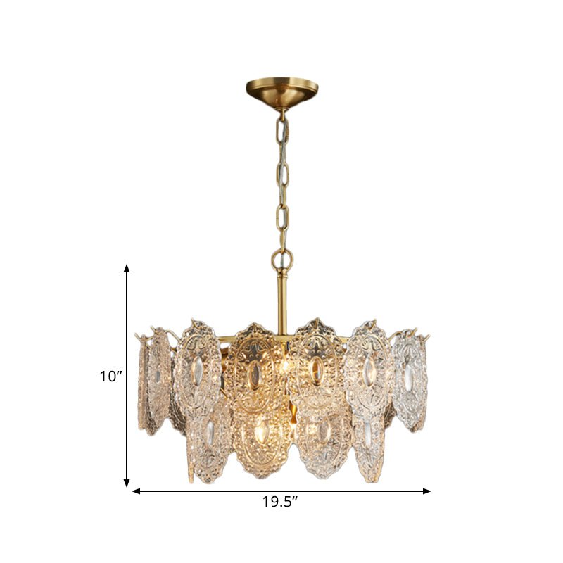Lustre Retro En Cristal