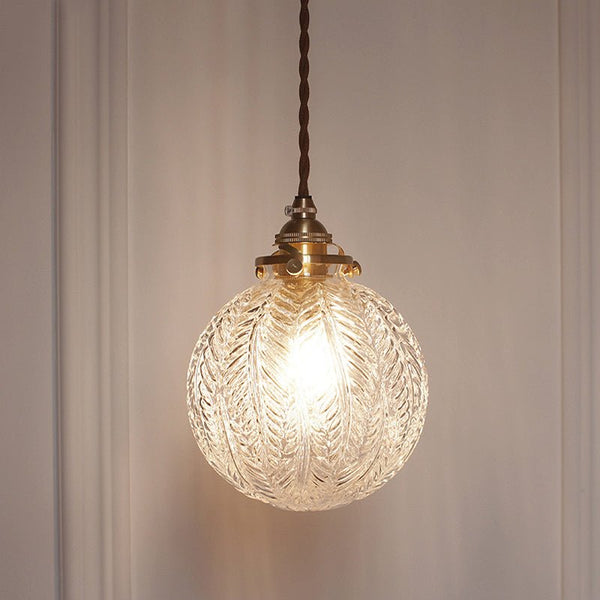 Suspension Luminaire Globe Verre