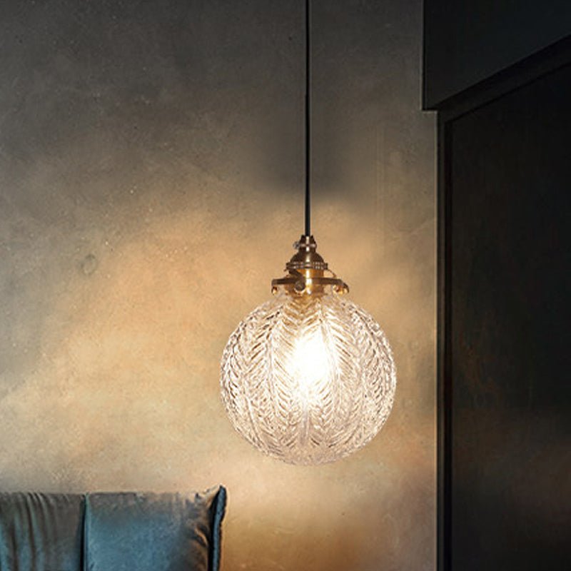 Suspension Luminaire Globe Verre