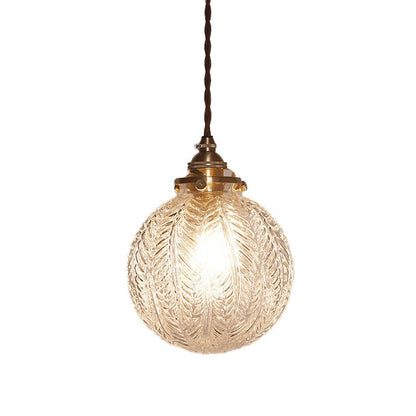 Suspension Luminaire Globe Verre