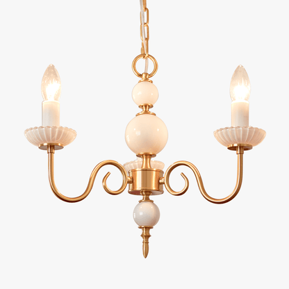 Lustre Crème style Médiéval
