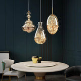 Suspension Luminaire Crystal Verre Luxueux