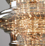 Suspension Luminaire Crystal Verre Luxueux