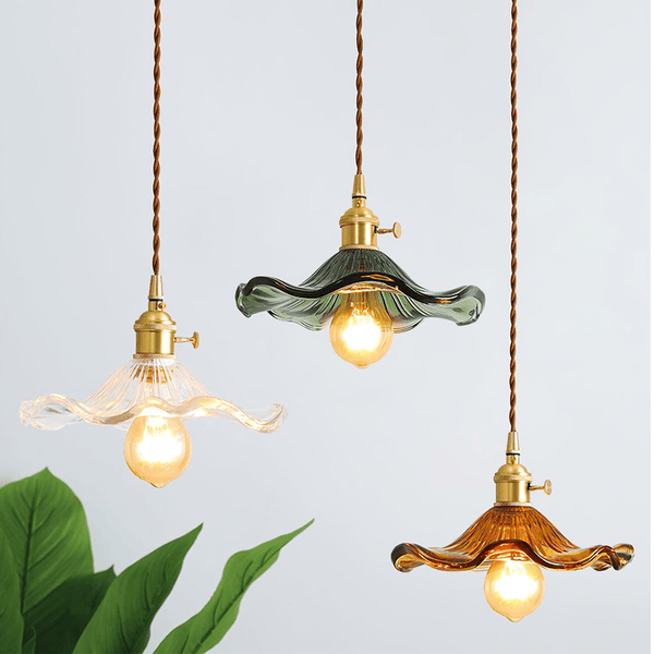 Suspension Luminaire Fleure Rétro