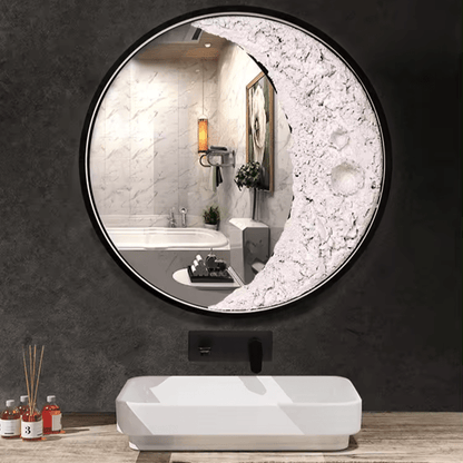 Applique Murale Lune 3D Ambre