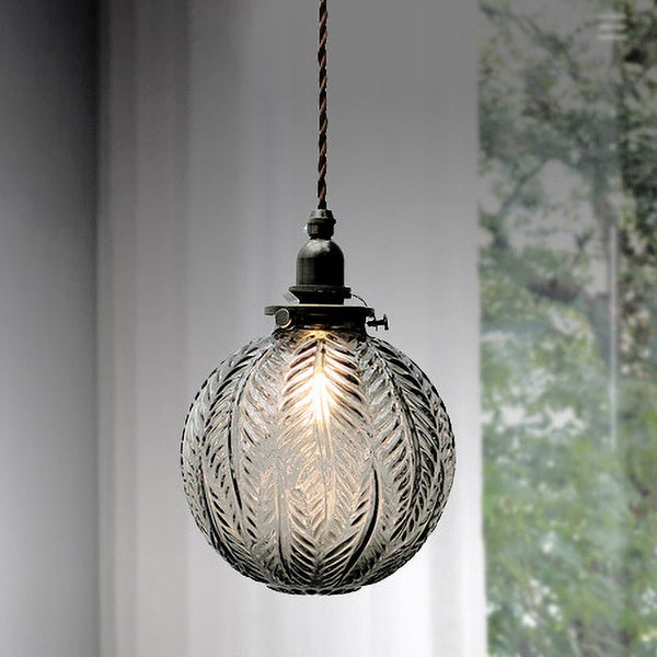 Suspension Luminaire Globe Verre