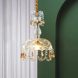 Lustre Luxe Retro Cristal