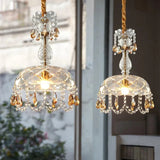Lustre Luxe Retro Cristal
