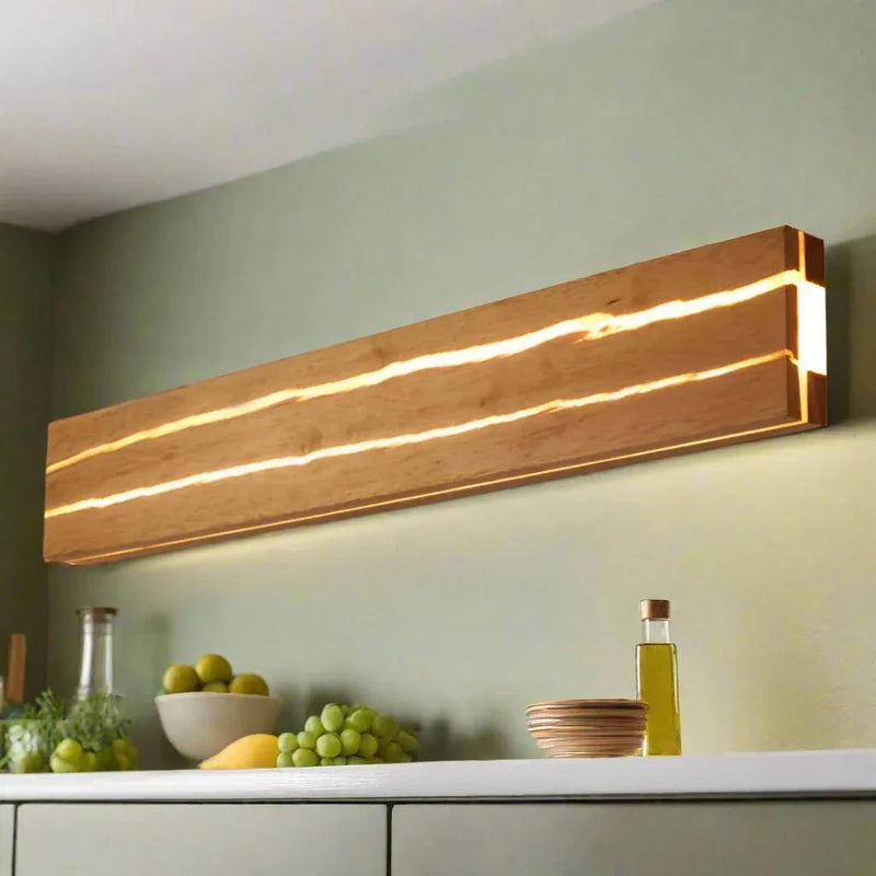 Applique Murale Bois Fendu Design