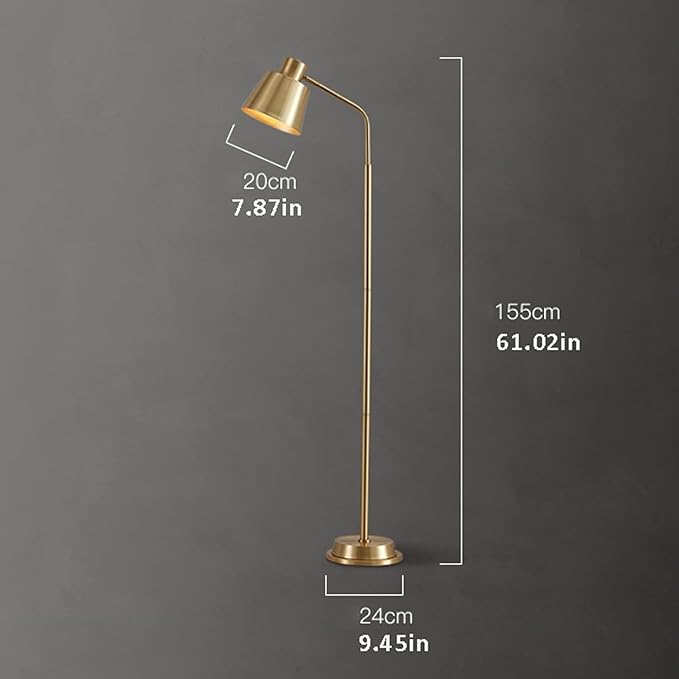 Lampadaire En  Laiton Structure Aérienne Élégante