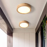 Plafonnier Rond en bois