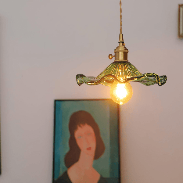 Suspension Luminaire Fleure Rétro