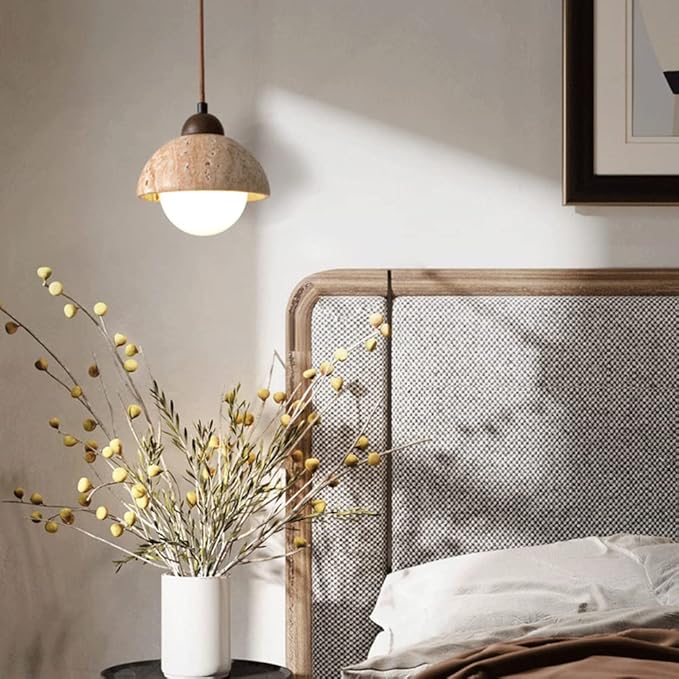 Suspension Luminaire Marbre Bol