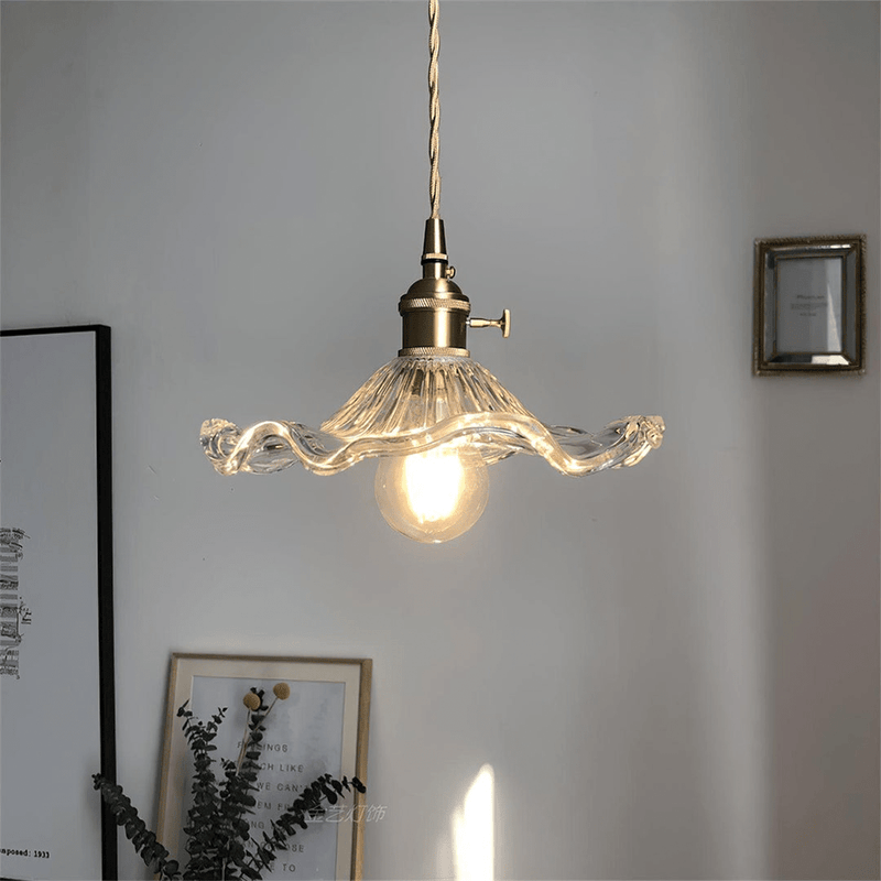 Suspension Luminaire Fleure Rétro