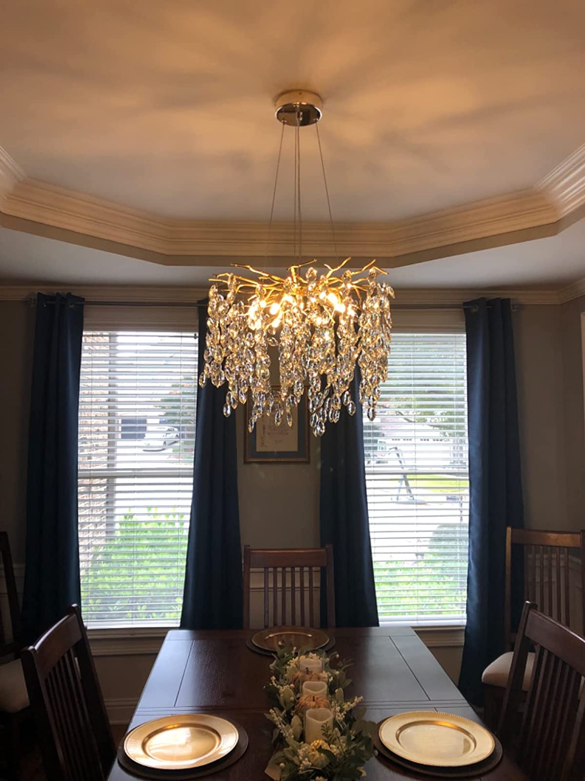 Lustre Cristal Style Français