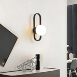 Applique Murale Cylindrique Avec Globe Moderne