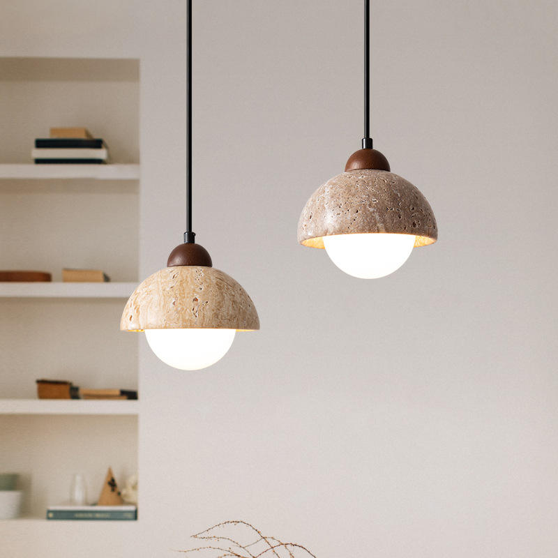 Suspension Luminaire Marbre Bol