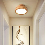 Plafonnier Rond en bois