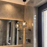 Suspension Luminaire Style Météorite Verre