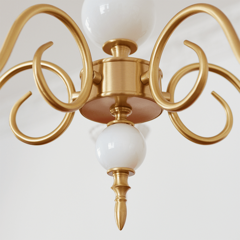 Lustre Crème style Médiéval