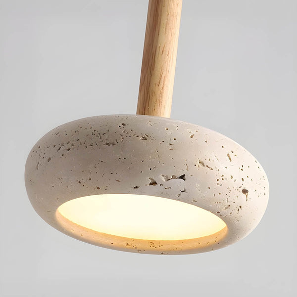 Suspension Luminaire Pierre Ovale