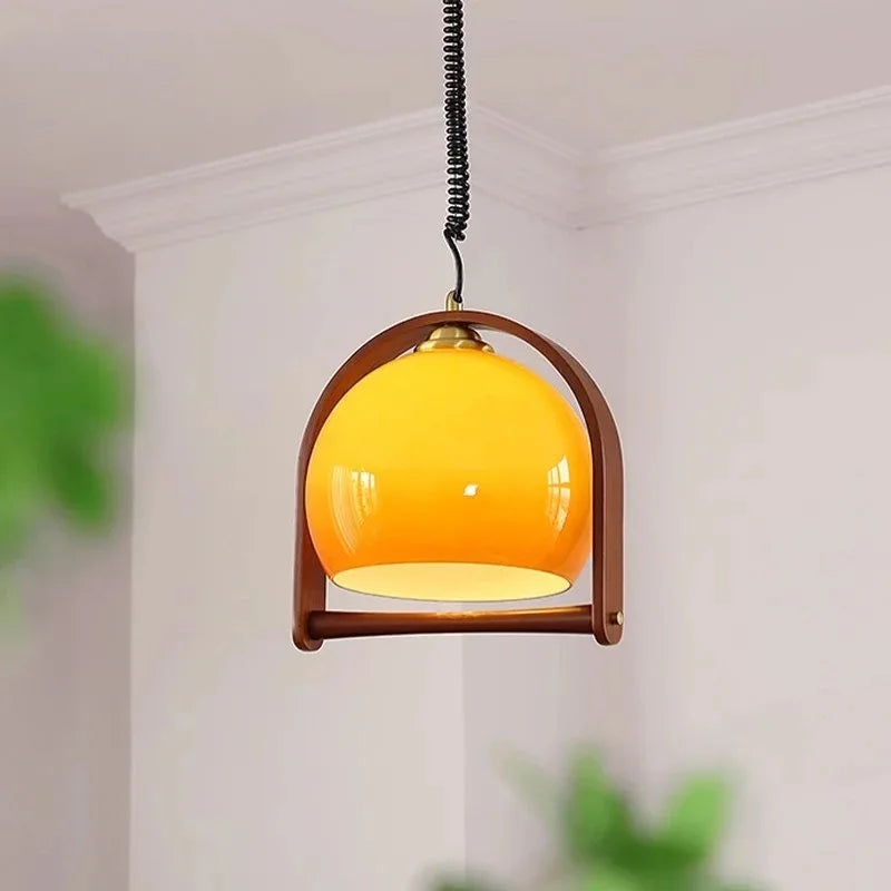 Suspension Luminaire Vintage En Verre
