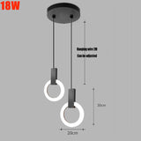 Suspension Luminaire Anneau Nordique Led