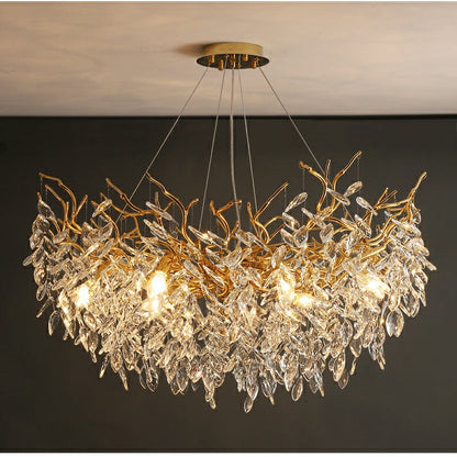 Lustre Cristal Style Français