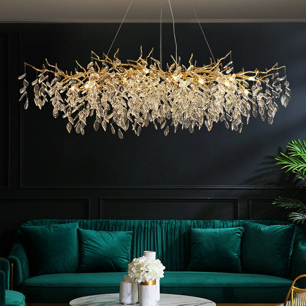 Lustre Cristal Style Français