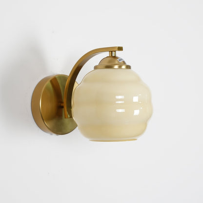 Applique Murale Art Déco Vintage Dorée