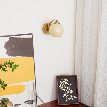 Applique Murale Art Déco Vintage Dorée