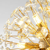 Lustre - Suspension Rond en Cristal Moderne
