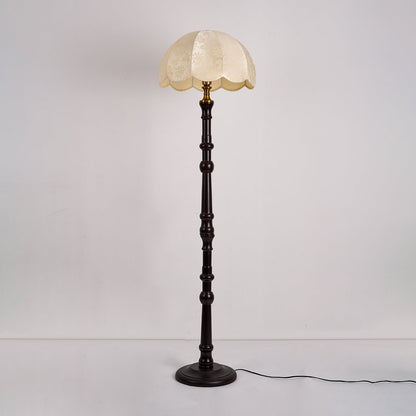 Lampadaire Vintage En Bois