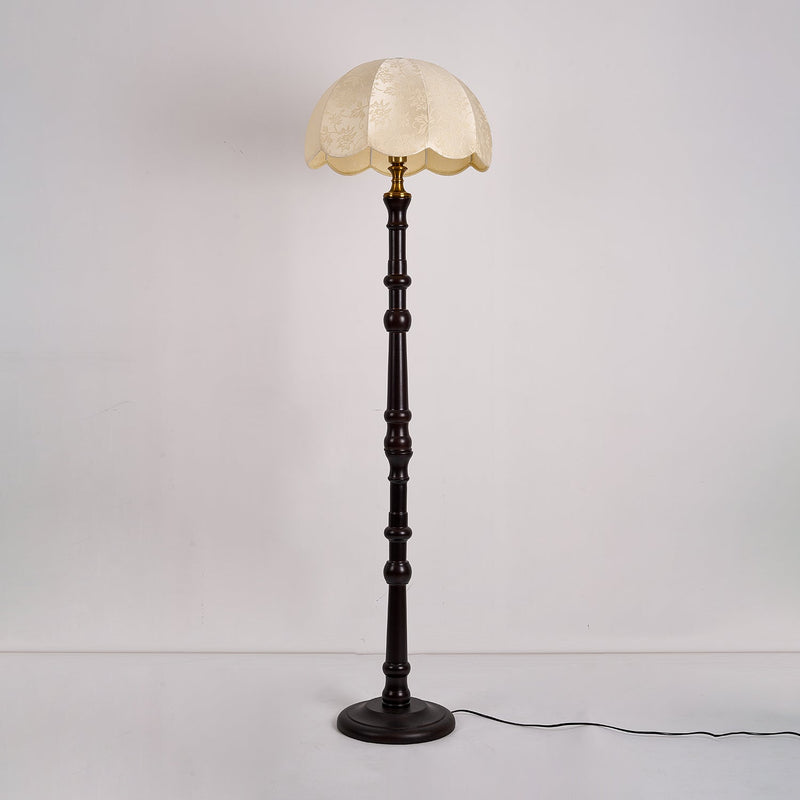 Lampadaire Vintage En Bois