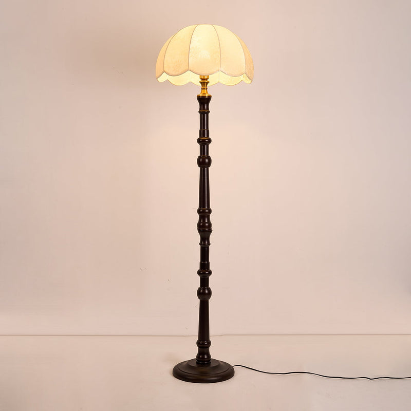 Lampadaire Vintage En Bois