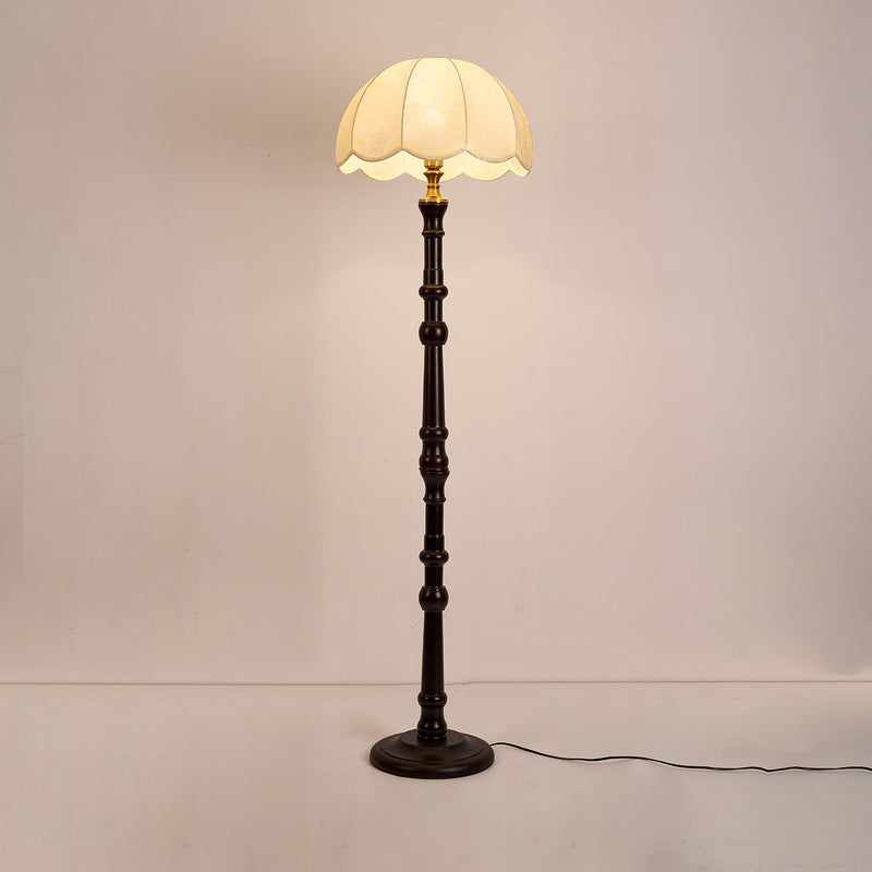 Lampadaire Vintage En Bois