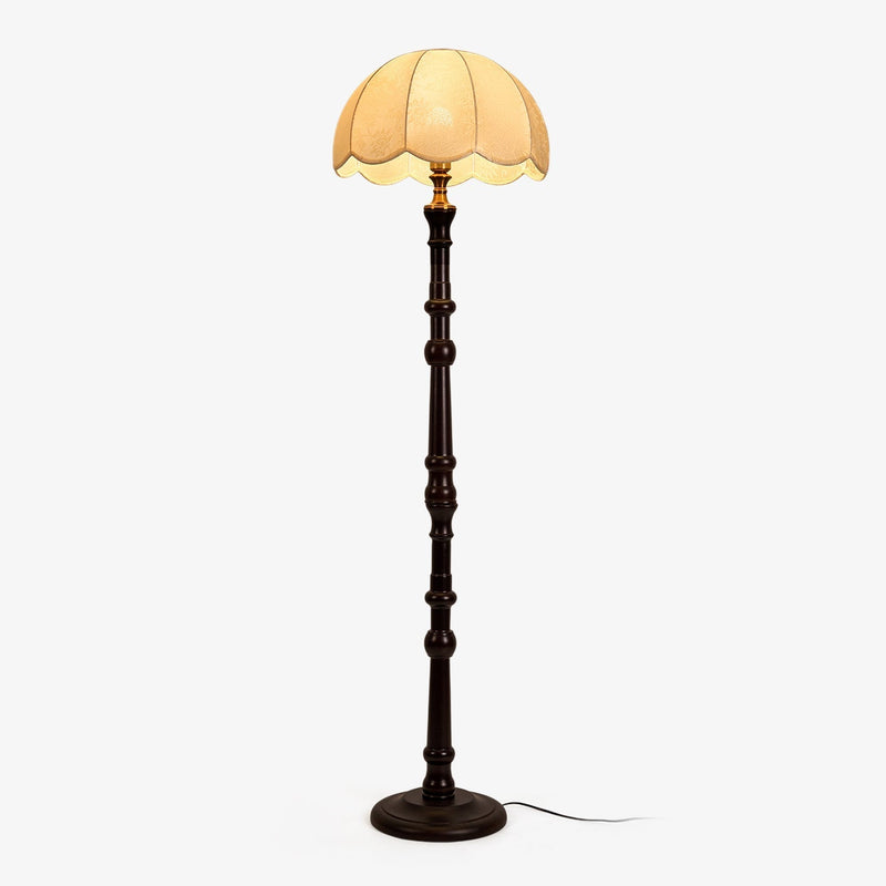 Lampadaire Vintage En Bois