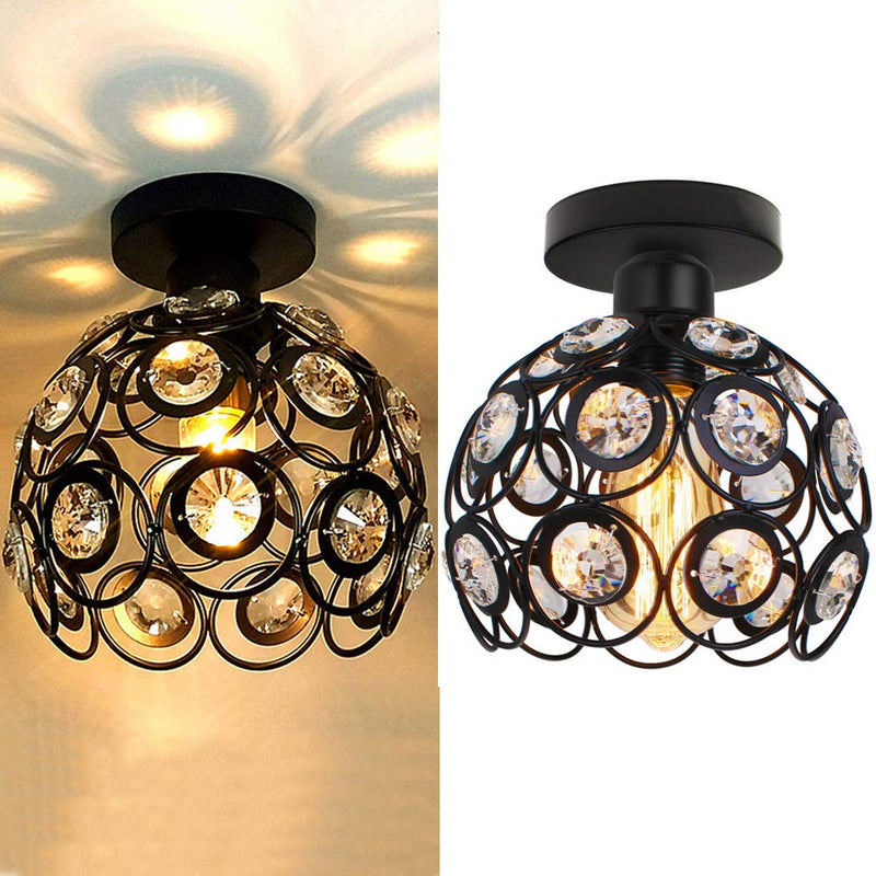 Plafonnier Boule Crystal