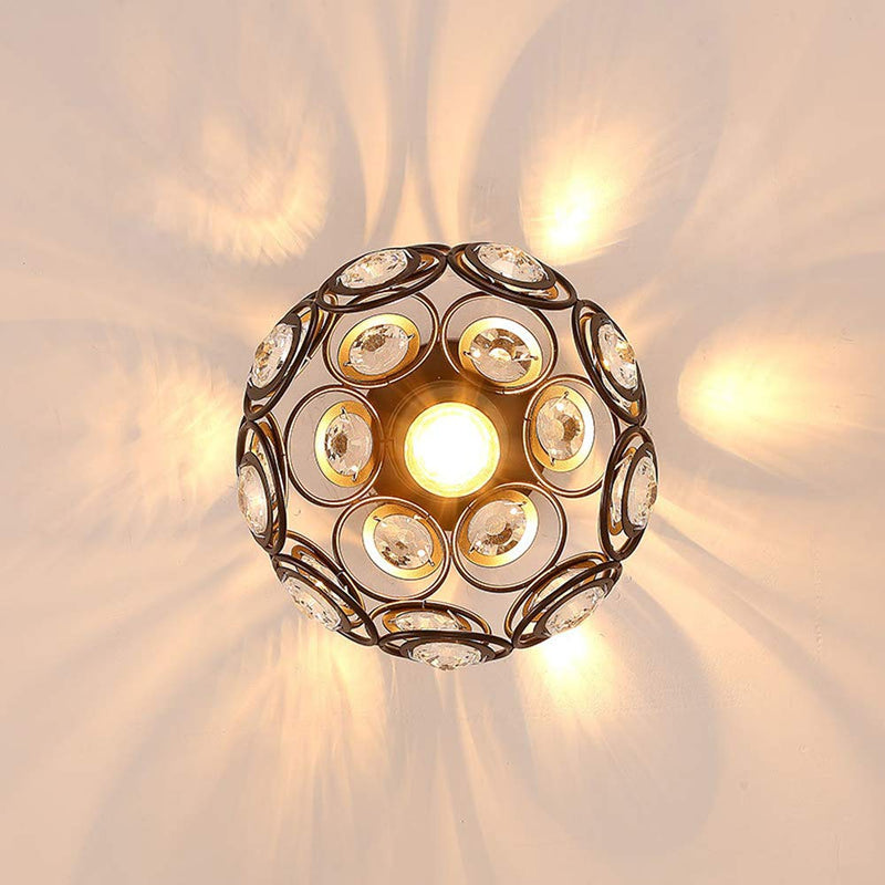 Plafonnier Boule Crystal