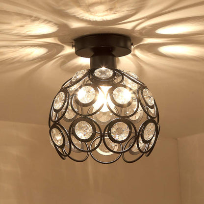 Plafonnier Boule Crystal