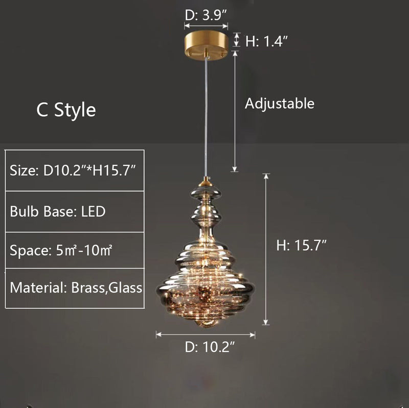 Suspension Luminaire Crystal Verre Luxueux
