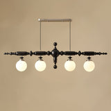 Lustre Suspension En Bois Vintage