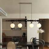 Lustre Suspension En Bois Vintage
