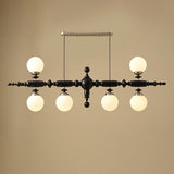 Lustre Suspension En Bois Vintage
